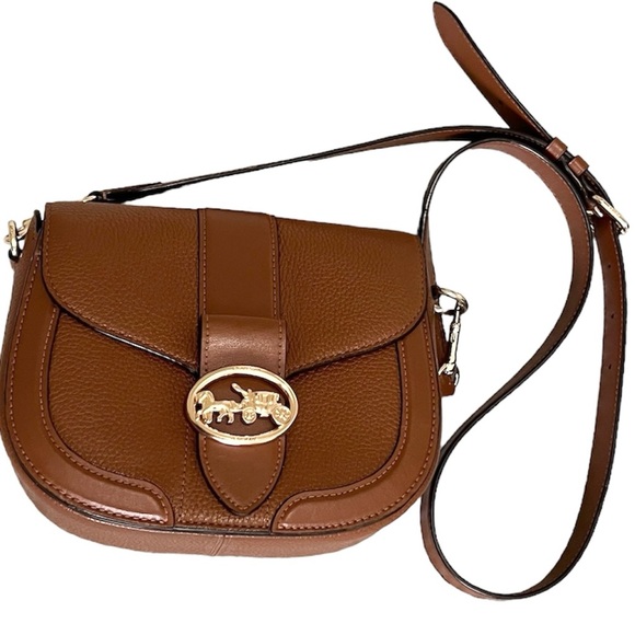 Coach Handbags - COACH Georgie Saddle Bag Crossbody Purse | No. C2179-C3241